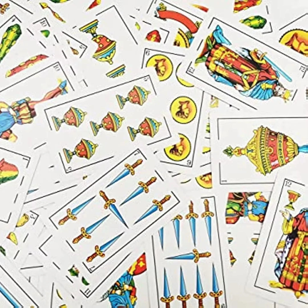 1 Deck of Authentic Spanish Naipes Playing Cards - Perfect for Mexican Card Games and Poker! Great for Gifts, Party Time Fun!