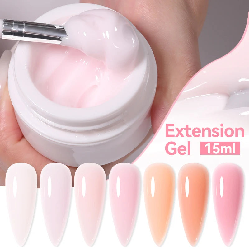 Gel Extensión de Uñas UR SUGAR 15ml | Camuflaje | Nude Rosa | Hard Gel Acrílico 💅 - Firu Total Sales