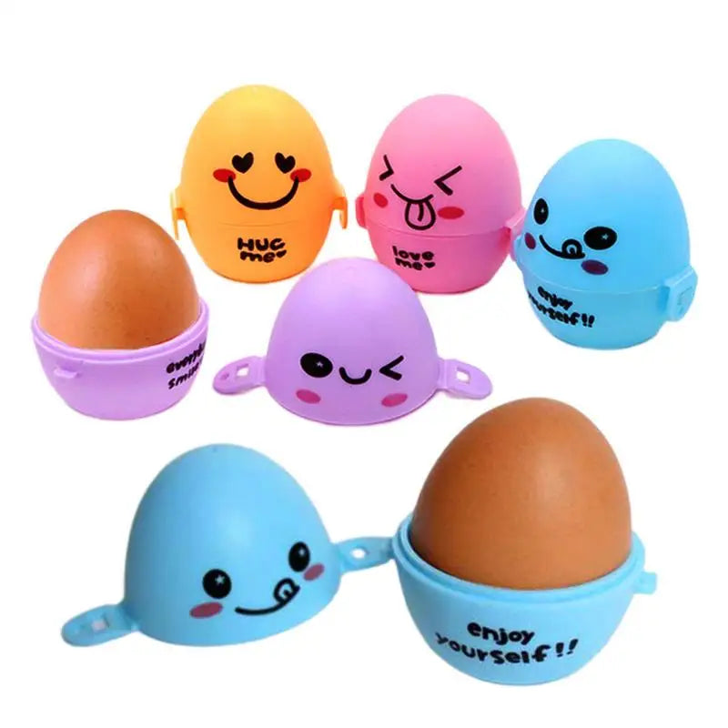 Camping Egg Holder Cartoon Eggs Storage Box Leakproof Egg Storage Box Container For Camping Travel Outdoor Picnic Hiking