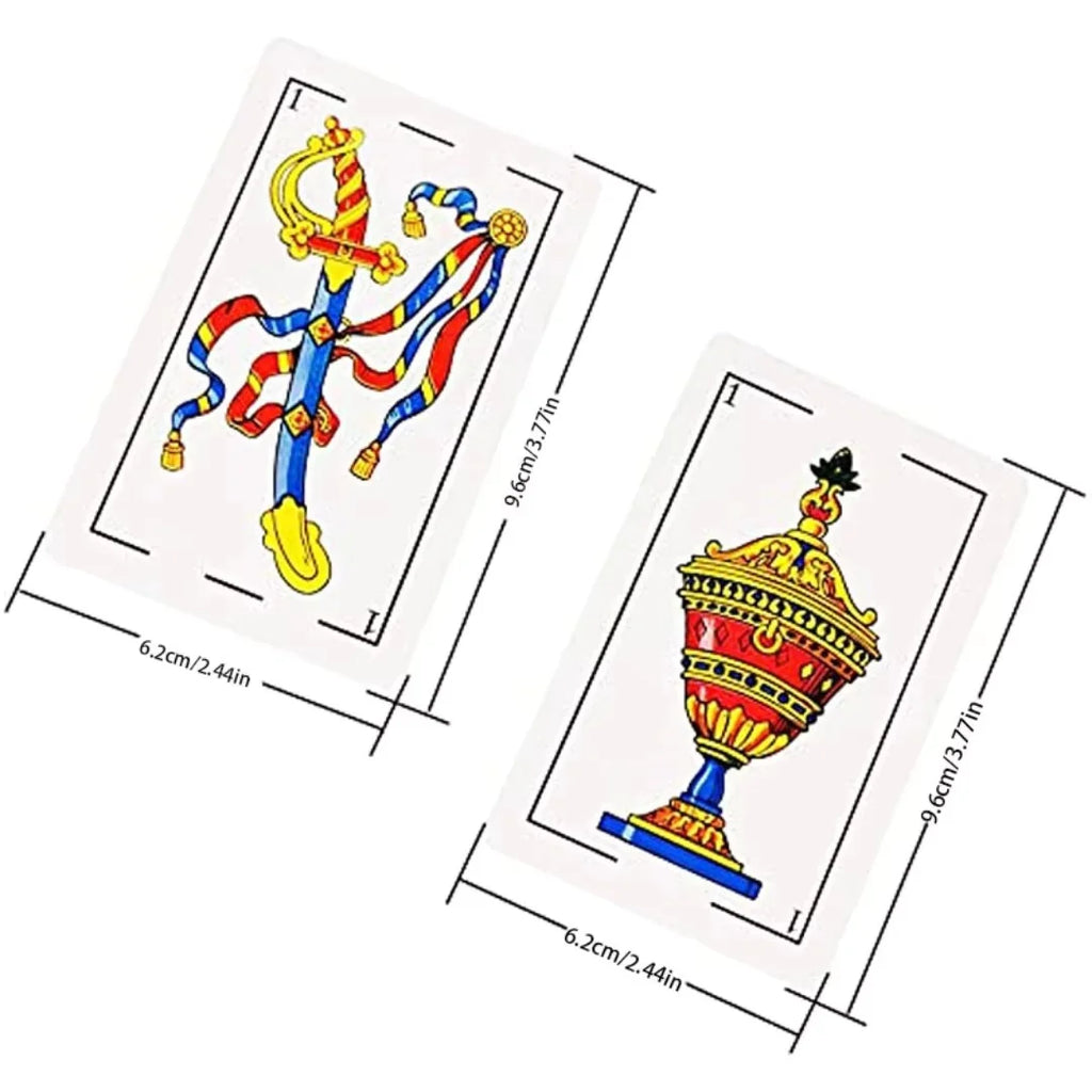 1 Deck of Authentic Spanish Naipes Playing Cards - Perfect for Mexican Card Games and Poker! Great for Gifts, Party Time Fun!