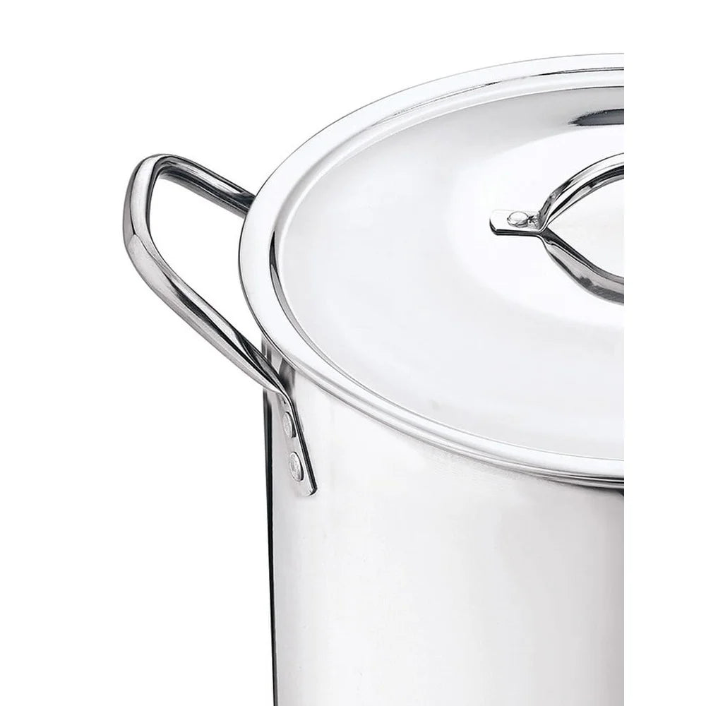 Olla de Sopa Acero Inoxidable 12Qt | Asas Frescas | Cocina Pesada | Estofado y Caldo