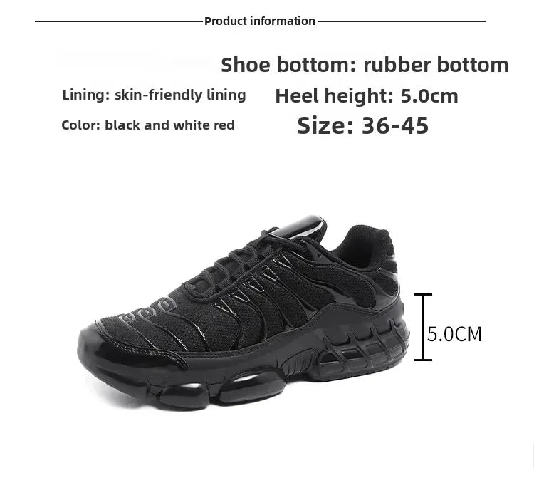 Tenis Hombre Deportivos Ligeros | Dad Shoes | Casual Running | Suela Gruesa | Sin Cordones | Bicolor
