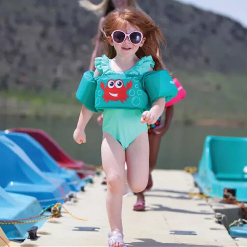 Baby Float Arm Sleeve Floating Ring Safe  Buoyancy Vest Kid Swimming Equipment Armbands Swim Foam Pool Toys Life Vest