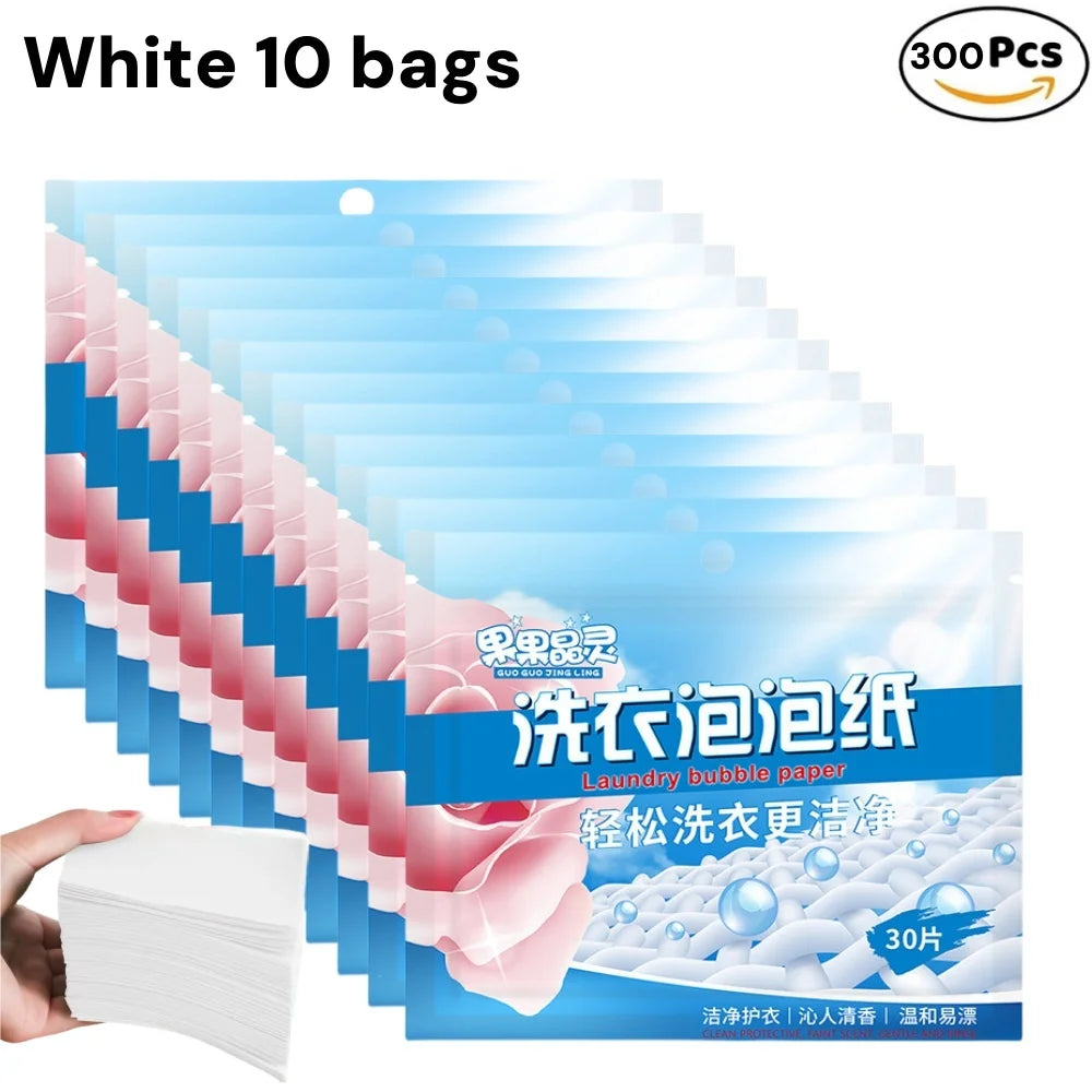 60 Pcs Laundry Tablets Concentrated Washing Powder Laundry Soap Washing Machine Clothing Strong Cleaning Sheets Detergent