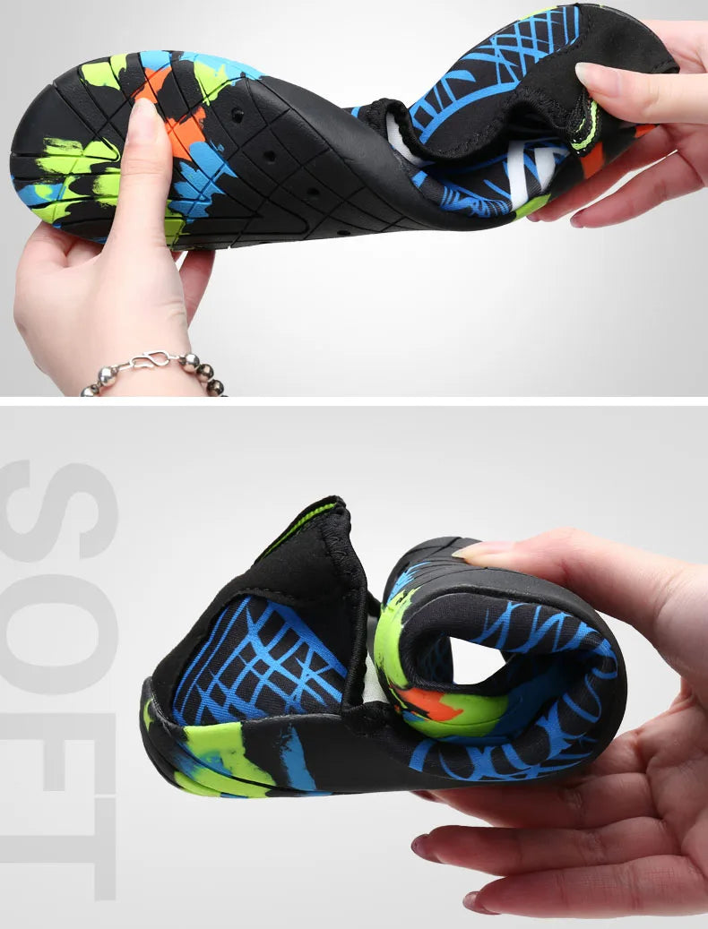 Quick-Drying Summer Water Shoes Unisex Seaside Beach Sock Barefoot Sneakers Men Swimming Upstream Sports Diving Aqua Shoes Women
