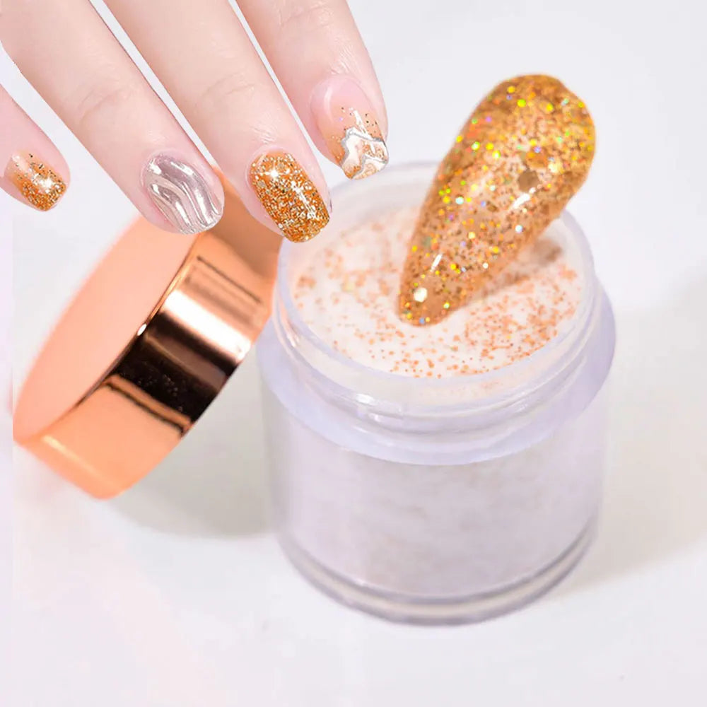 3Colors Acrylic Nail Powder Transparent/Pink/White Carving Crystal Polymer Powder Manicure Nail Polish Professional Accessories#