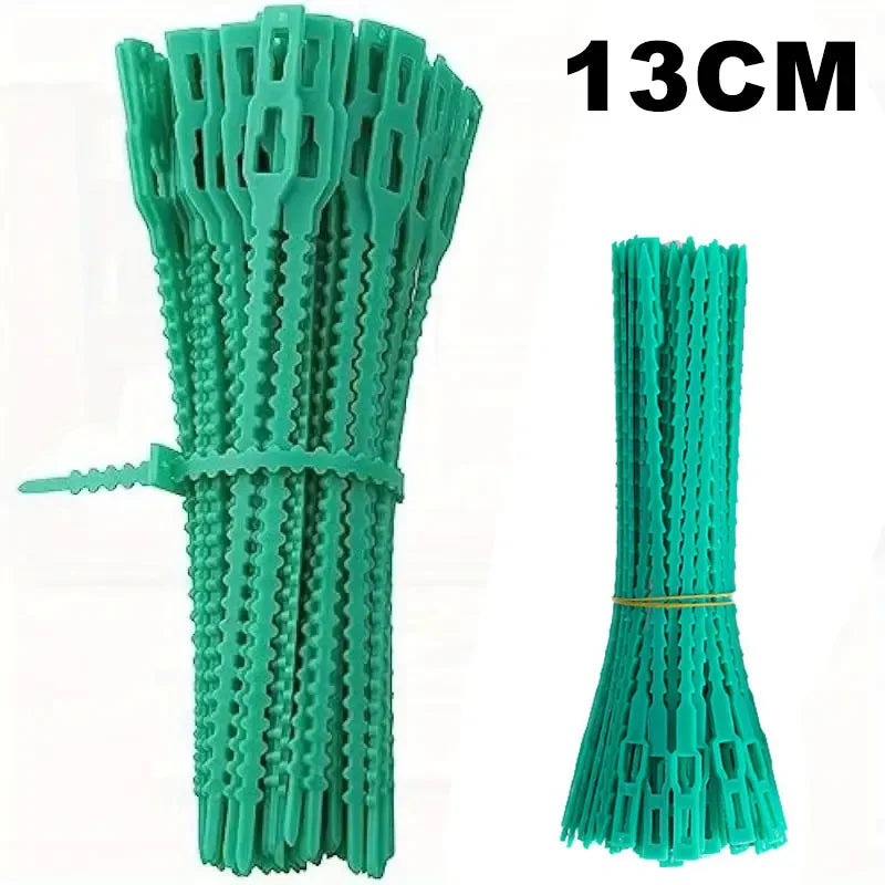Bridas Reutilizables para Jardín | Soporte para Plantas y Enredaderas | Nylon Ajustable