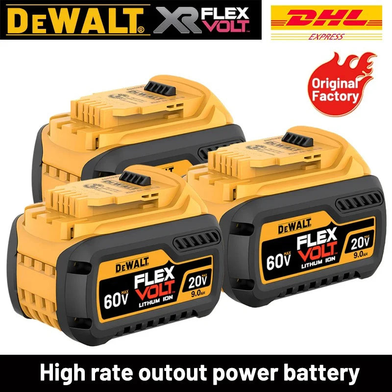 Original Dewalt 20V/60V 9.0Ah Power Tool Battery DCB206 DCB205 DCB200 DCF887 DCG405 DCD791 DCF922 DCF850 DCD805 tool battery