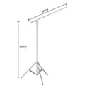Super Stable Stainless Steel Big Tripod 2.8M Foldable Lighting Stand Tripod Photography For Fill Spot Light Softbox Photo Studio