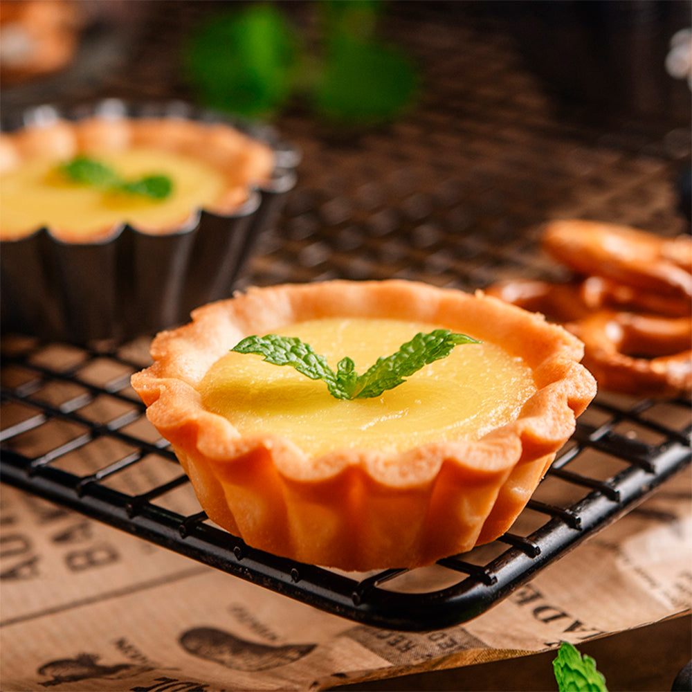 12pcs Moldes Antiadherentes para Tarta, Quiche y Flan | Pizza y Muffins 🍕