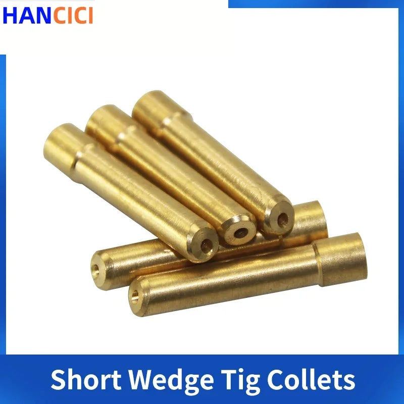 5PCS Wedge Tig Electrode Collet 1.0MM  1.6MM 2.4MM 3.2MM Length Argon Welding Consumable For WP17/18/26 Torch