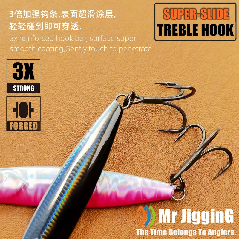 Mr JigginG Jig Metal Hundimiento Rápido | 10/15/20/30/40g | Pesca Mar | Bass | Shore Casting - Firu Total Sales