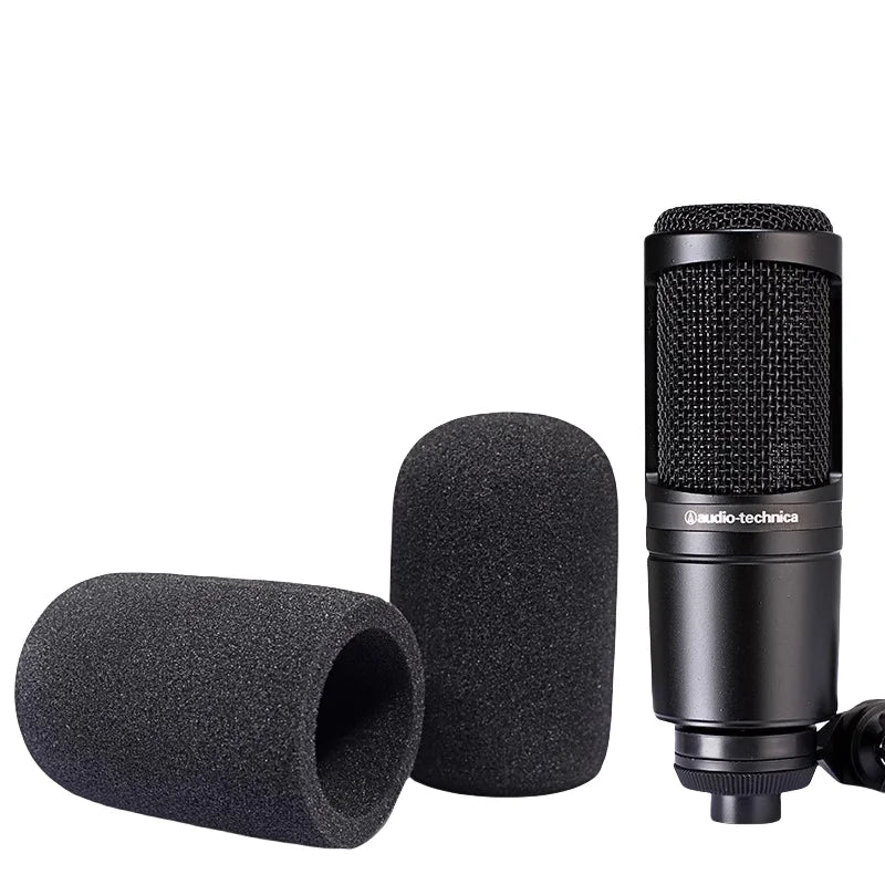 2PCS AT2020 Microphone Windscreen,Mic Windscreen Cover,Windproof Foam Pop Filter for Audio Technica AT2020 ATR2500 AT2035