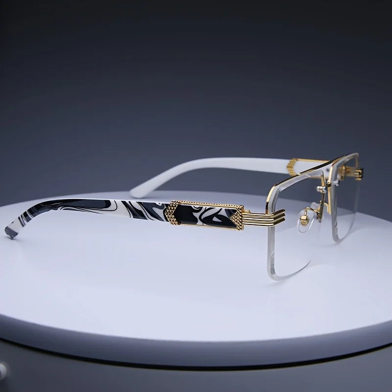 Fashion Rimless Frameless Sunglasses | Classic Small Square | Men & Women
