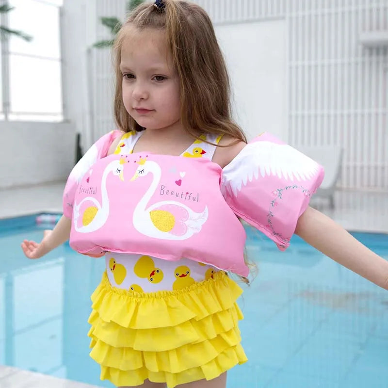 Baby Float Arm Sleeve Floating Ring Safe  Buoyancy Vest Kid Swimming Equipment Armbands Swim Foam Pool Toys Life Vest