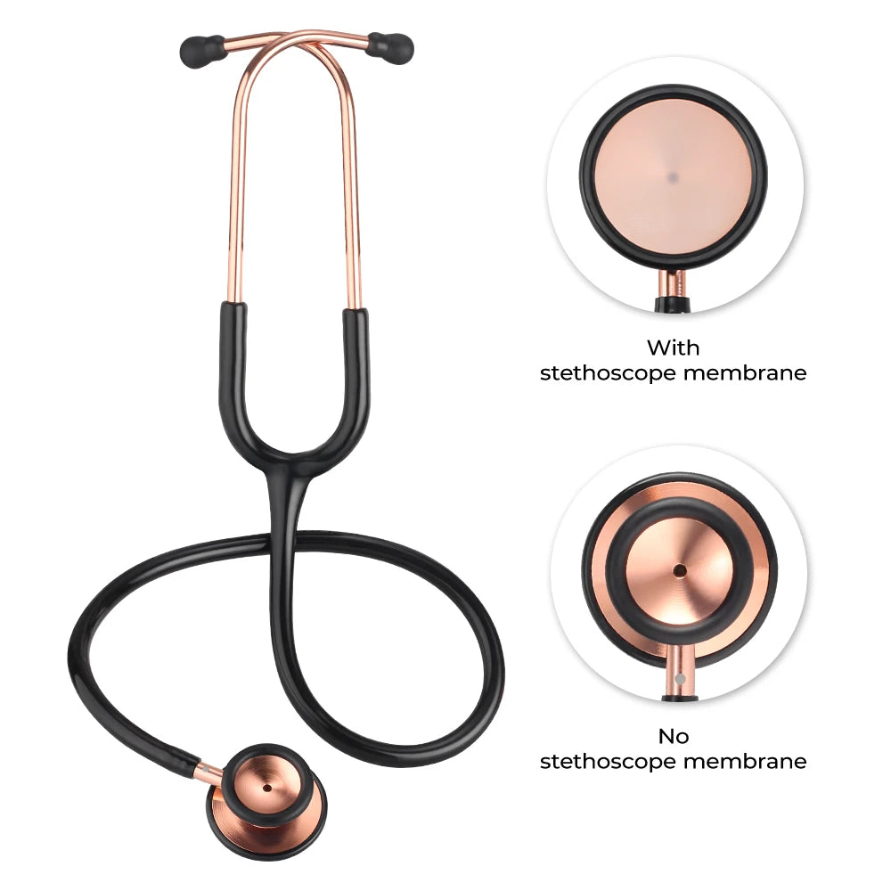 Medical Double Sided Stethoscope Professional Portable Cardiology Stethoscope Medical Equipment Nurse Doctor Stethoscope