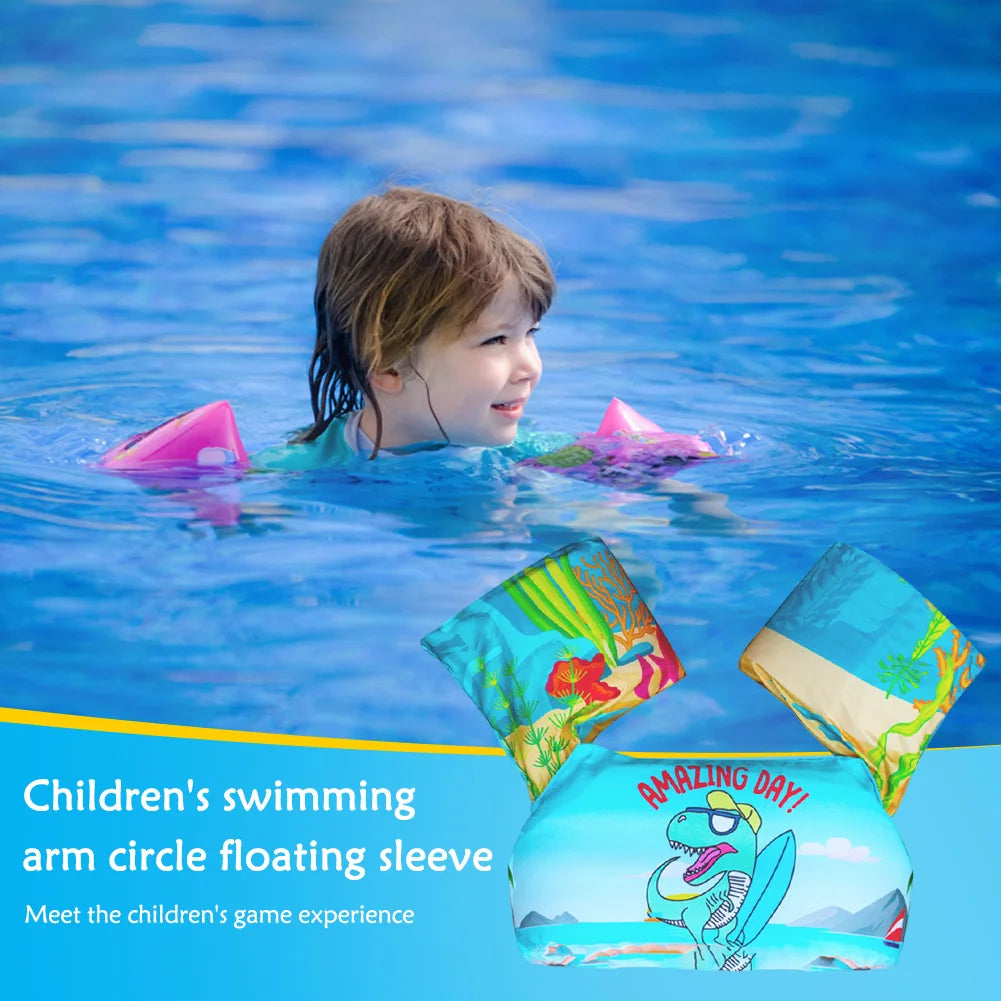 Kids Swimming Floats Ring Cartoon Swim Floating Armband Cute Swim Wing for Kids Children for Baby Toddler