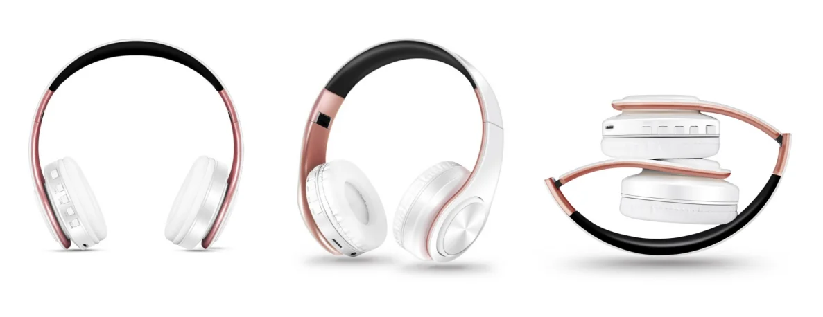 HIFI Stereo Bluetooth Headphones | FM Radio + SD Card + Mic | iPhone Samsung Xiaomi