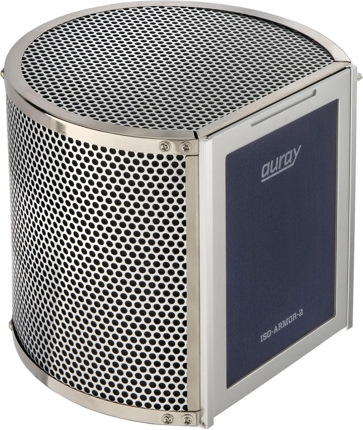 Microphone Isolation Chamber with Pop Filter, Reduces Noise for Clear Vocal Recording