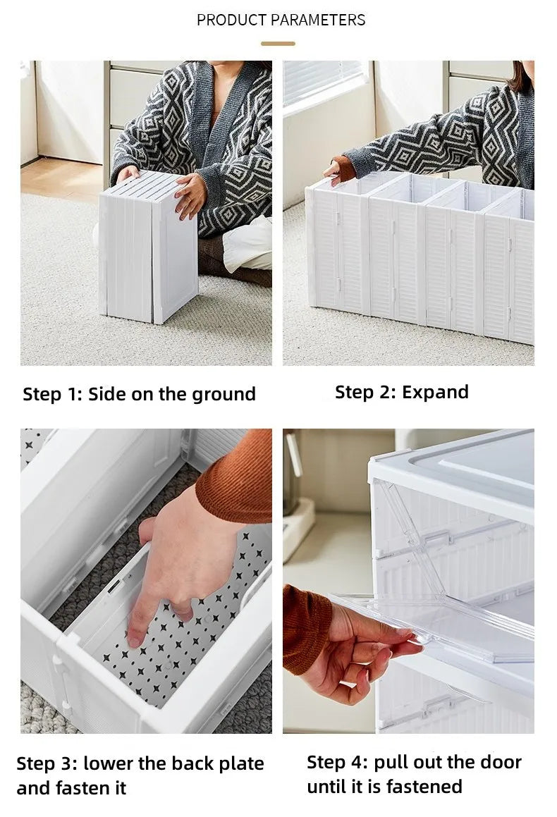 Cajas Apilables para Zapatos 6 Niveles | Transparentes | Organizador Antipolvo