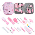 Baby Care Kit Newborn Nail Hair Healthcare Thermometer Grooming Brush Clipper Scissor Toiletries Newborn Nursery Health Care Set