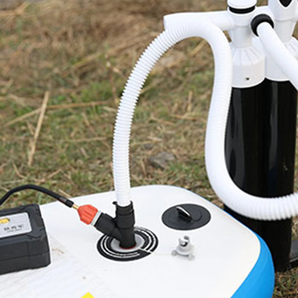 Air Valve Adaptor Wear-Resistant Rowing Boat Air Valve Adaptor Nylon Kayak Inflatable Pump Adapter for SUP Board