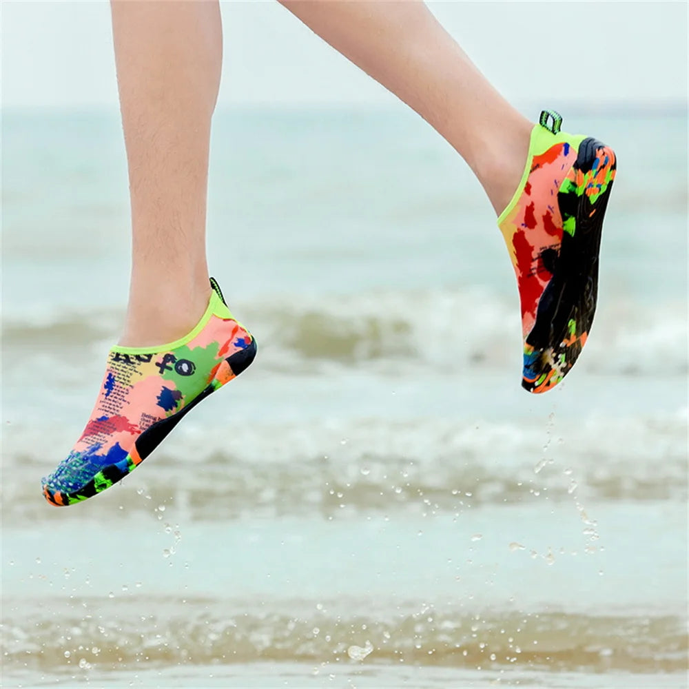 Quick-Drying Summer Water Shoes Unisex Seaside Beach Sock Barefoot Sneakers Men Swimming Upstream Sports Diving Aqua Shoes Women