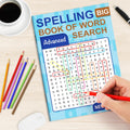 Spelling Book of Word Search Advanced & Elementary 32 Pages Mixed Words Puzzle Book for Adults Brain Exercise & Entertainment