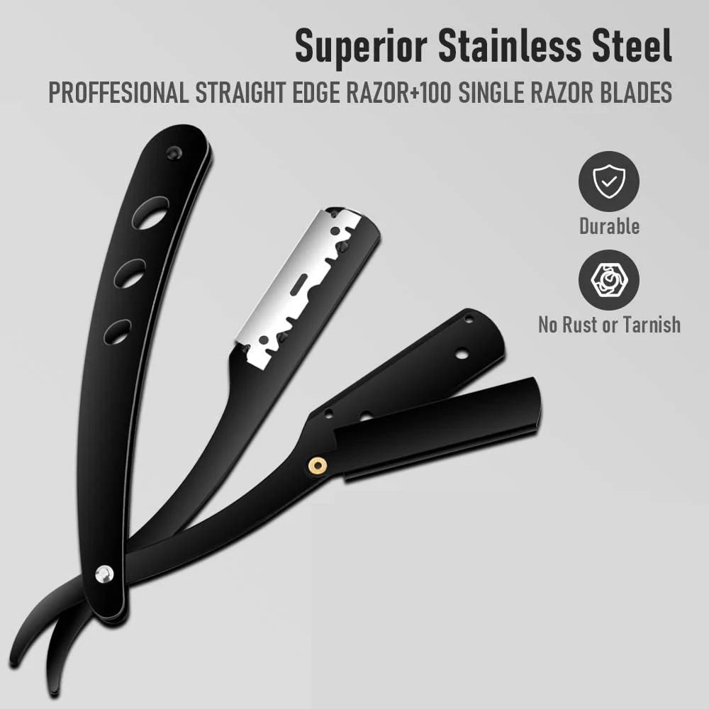 Straight shaver arm, men's folding manual shaver, men's shaver, razor sharp blade barber shop razor
