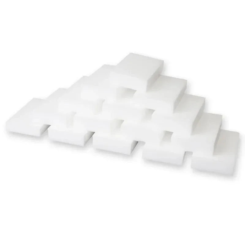 100 Pcs/lot Melamine Sponge Eraser White Cleaning Tools Cleaning Sponge Cleaner Car Office For kitchen Office Bathroom 10*6*2cm