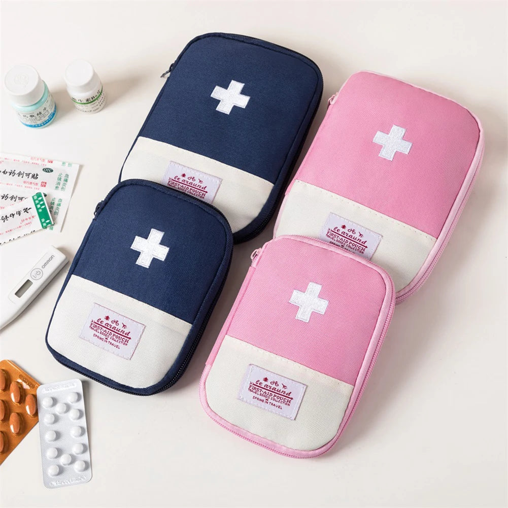 Portable Medicine Bag Empty Small First Aid Kit Survival Medical Emergency Medicine Pill Storage Bag Outdoor Camping Equipment