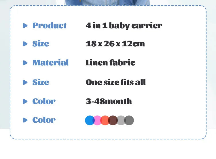 Baby Travel Strap 4In1 Baby Cushion Strap Can Convert The Back Strap Back To Baby Seat