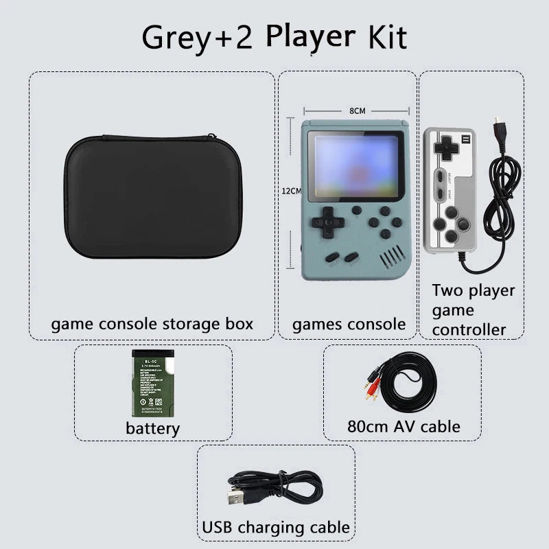 Consola Arcade Retro ONETOMAX 5 Pulgadas | 500+ Juegos Clásicos | Game Boy Emulador | TV - Firu Total Sales