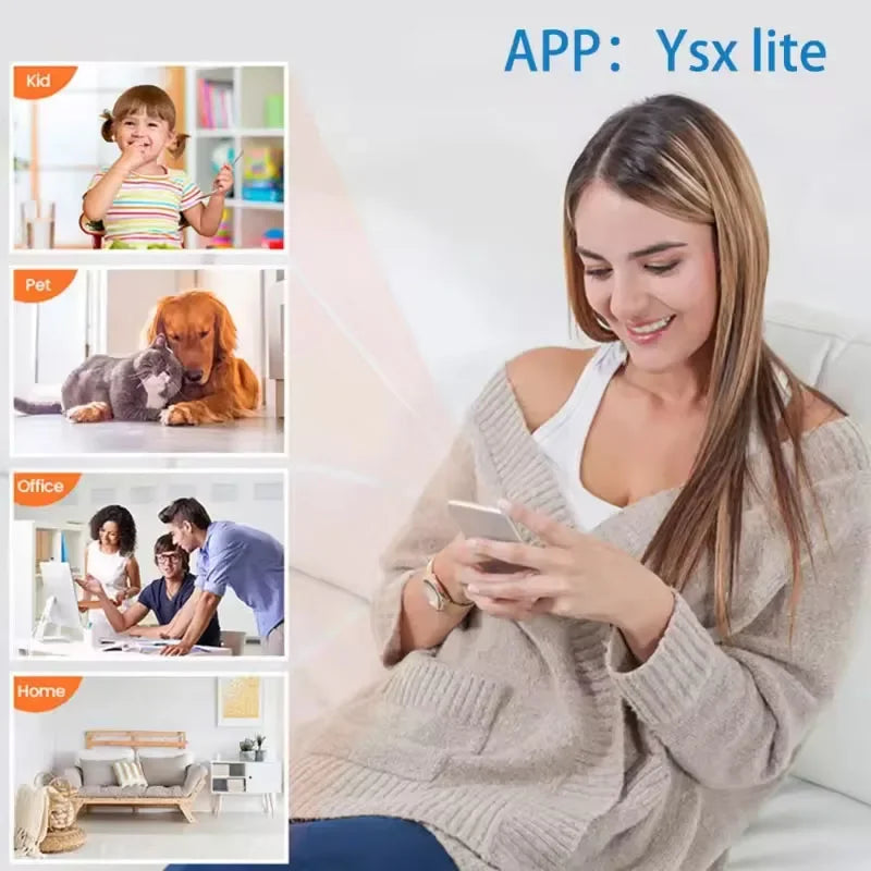 Mini WiFi Camera 1080P HD — Night Vision + 2-Way Audio | Baby & Pet Monitor
