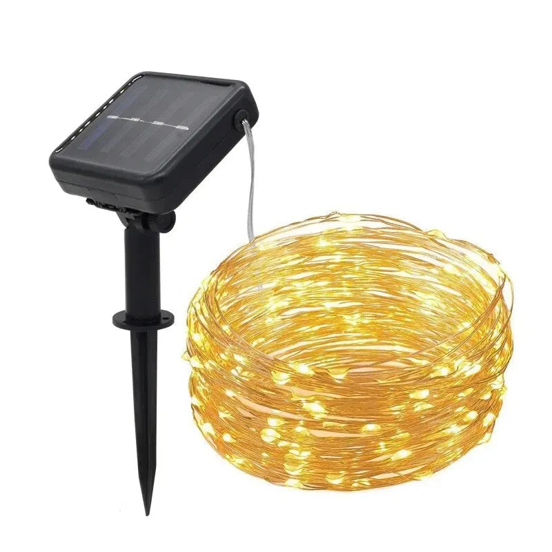 100 LED Solar Fairy String Lights Waterproof | Christmas Party Garden Wedding Outdoor