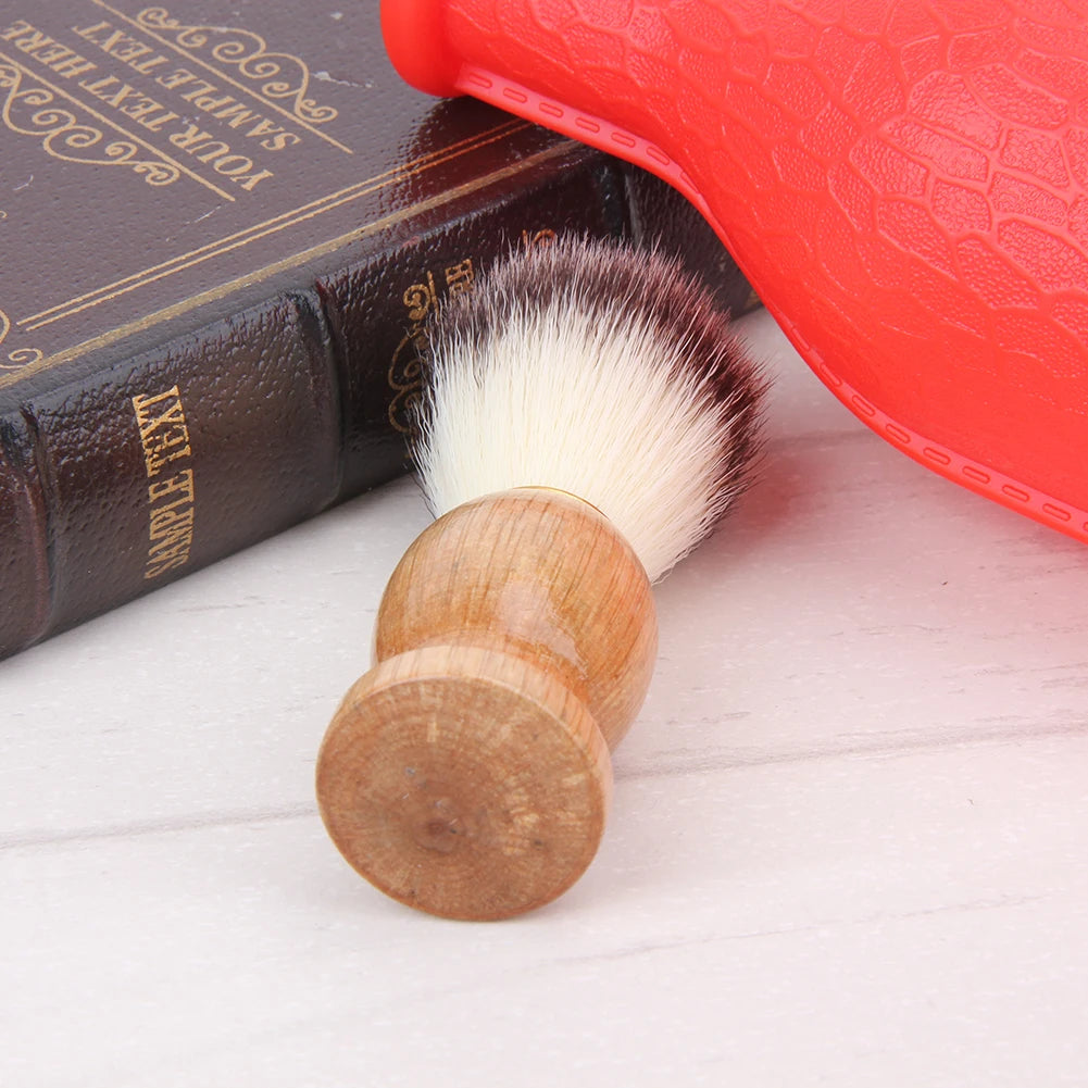 Badger Hair Men's Shaving Brush Barber Salon Men Facial Beard Cleaning Appliance Shave Tool Razor Brush