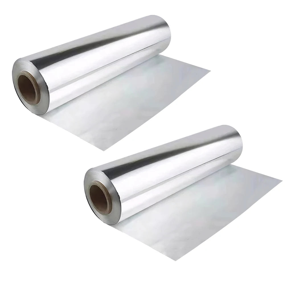 1 Pack Food Grade Disposable Tinfoil 12.2x1.65in Heavy Duty Aluminium Foil Foil Wrap for Burrito Hot Dog Or Sandwich