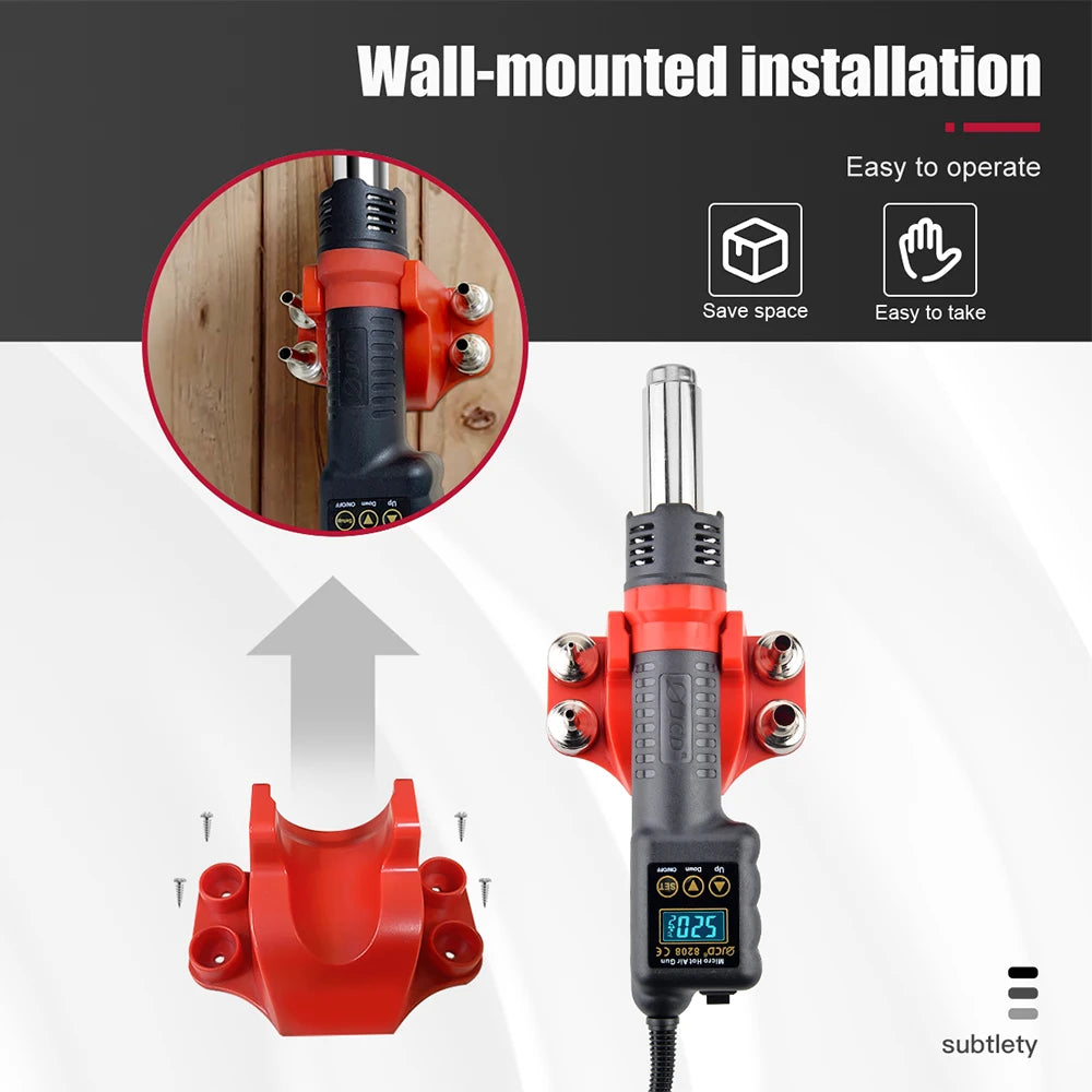 JCD 8208 Heat Gun Micro Soldering Station 750W Soldering Hot Air Gun LCD Digital Hair Dryer For BGA IC Welding Repair Tools