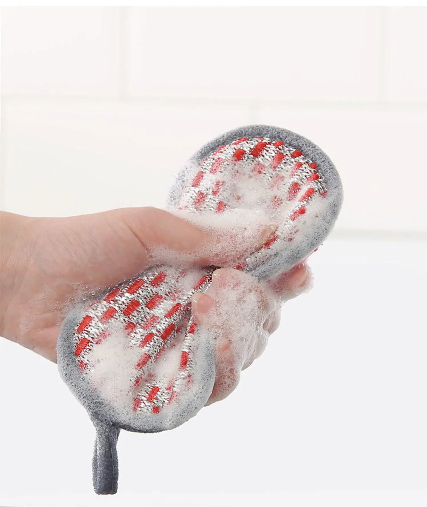 Kitchen Cleaning Sponge Double Sided Sponge Scrubber Sponges For Dishwashing Scouring Pad Dish Cloth Kitchen Cleaning Tools