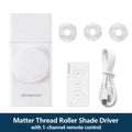 Zemismart Electric Honeycomb Shade Roller Blinds Driver Matter Thread Works with Alexa HomeKit Google Home Assistant SmartThings