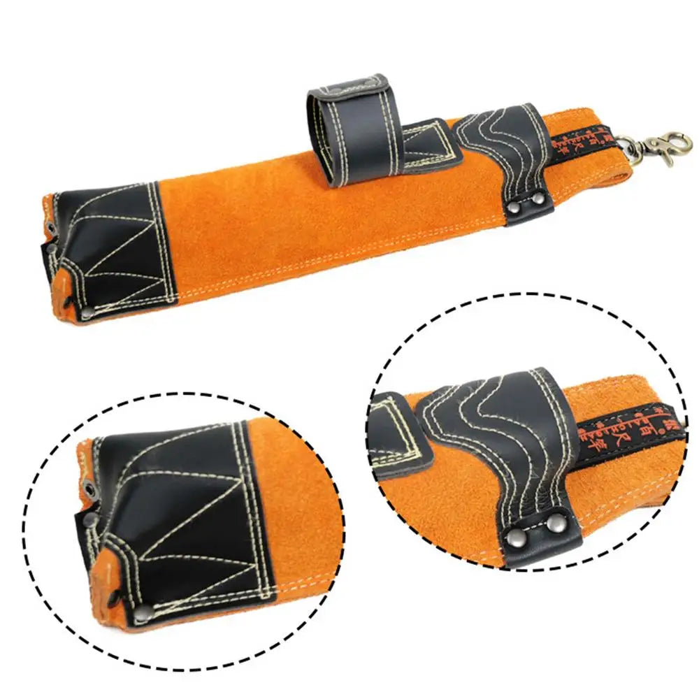 Welding Rod Holder Welding Rod Storage Tube Cowhide Electrode Holder Welding Rod Pouch Welding Rod Waist Bag For Women Men