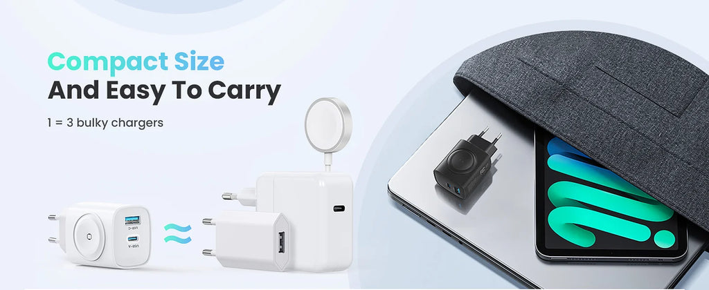 For Apple Watch Charger with 20W Fast Charging Block, 3 in 1 PD USB C Wall Charger Block for iWatch Charger,for iPhone, Ipad