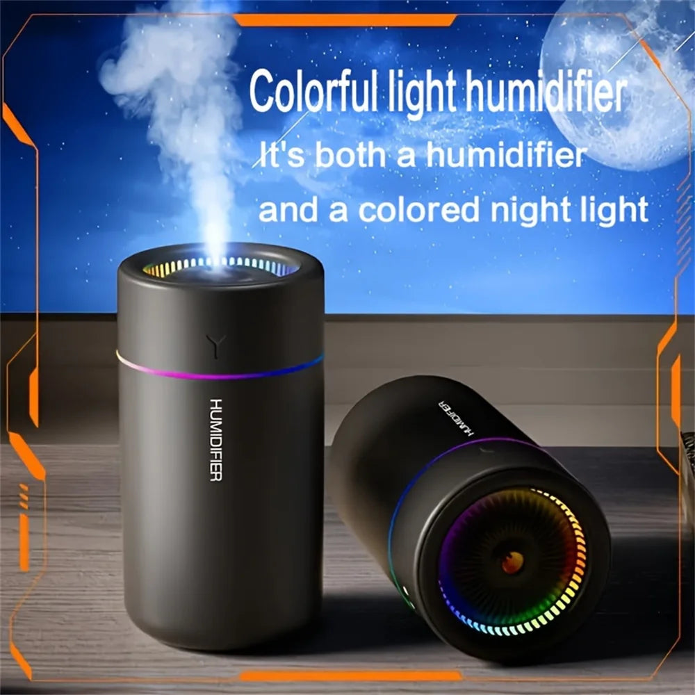 Humidificador de Auto con LED Colorido | Aromaterapia Ultrasónica | Dormitorio 💧