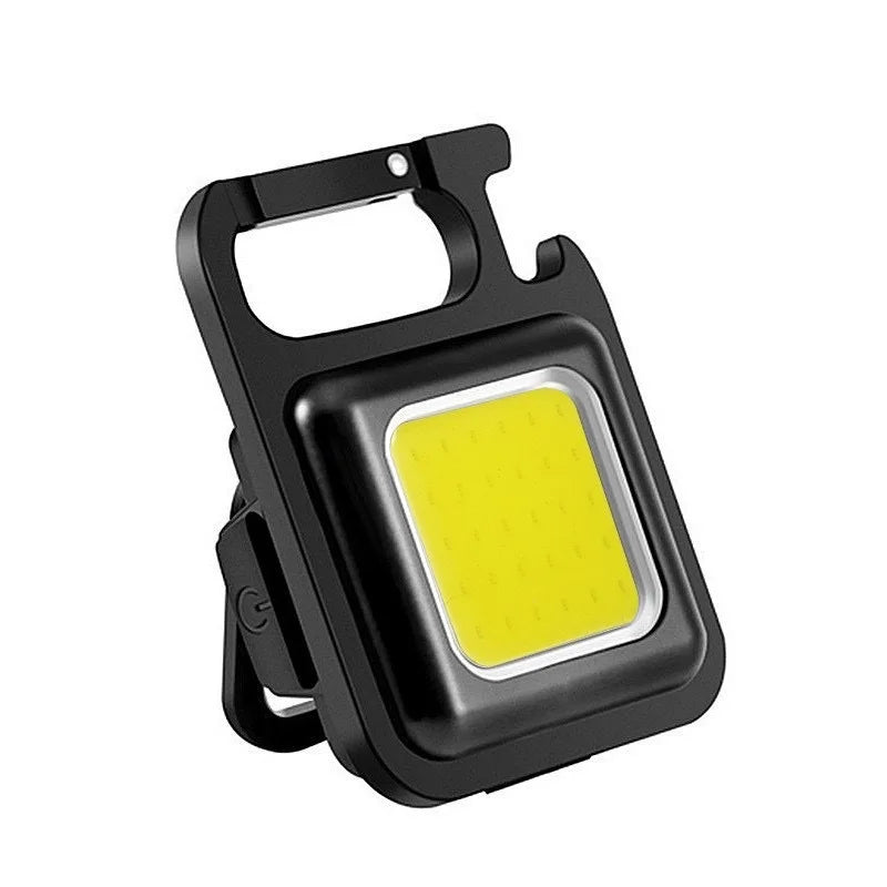 COB LED Mini Flashlight Super Bright Key Chain Light Outdoor Emergency Camping Flashlight Bag Accessories Key Ring Wholesale