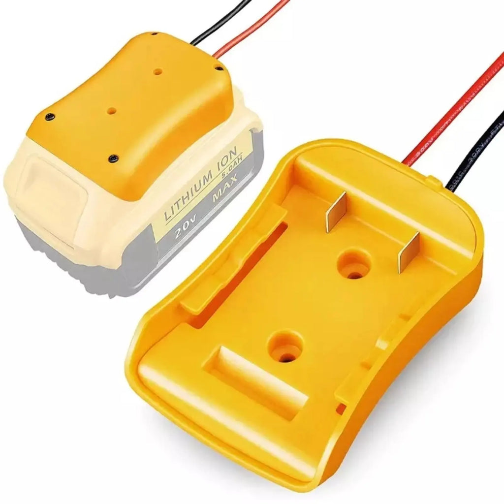 1Pc Power Connector Battery Adapter For DeWalt DCB184  DCCB204 18V/20V Max Battery Battery DIY Power Wheel Adapter Dock Holder
