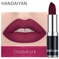 Matte Pink Velvet Lipstick Sexy Nude Red Brown Purple Lipgloss Gloss Velvety Lipstick Waterproof Makeup Long Lasting Lipstick