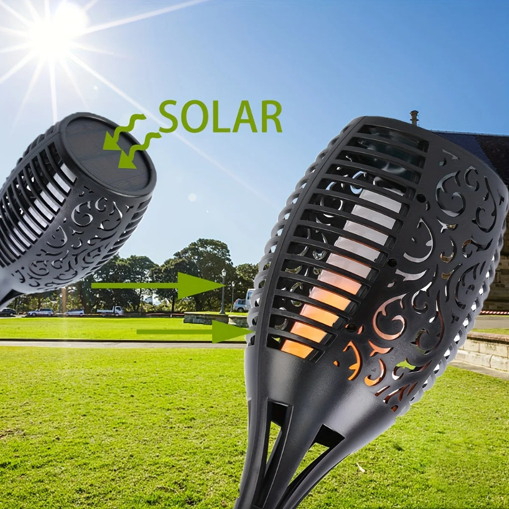 Antorcha Solar LED Efecto Llama IP65 | Decoración Jardín y Patio | 1-12pcs - Firu Total Sales