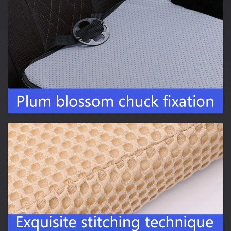 Car Booster Seat Cushion — Breathable Height Boost Pad | Fatigue Relief