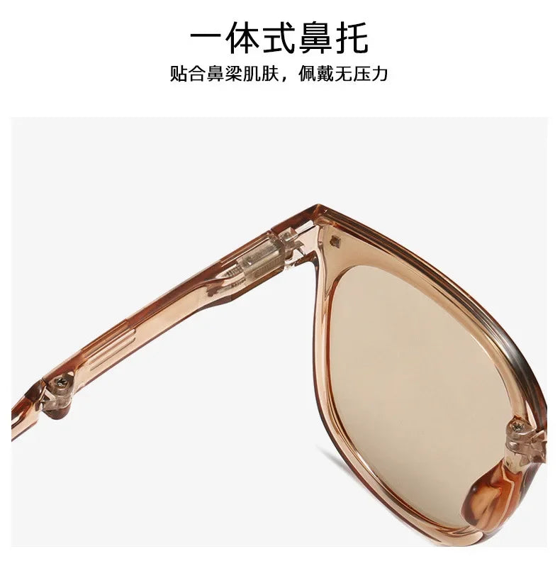 Folding sunglasses, portable, ultra light sun protection, UV protection, sunglasses for both men and women2027