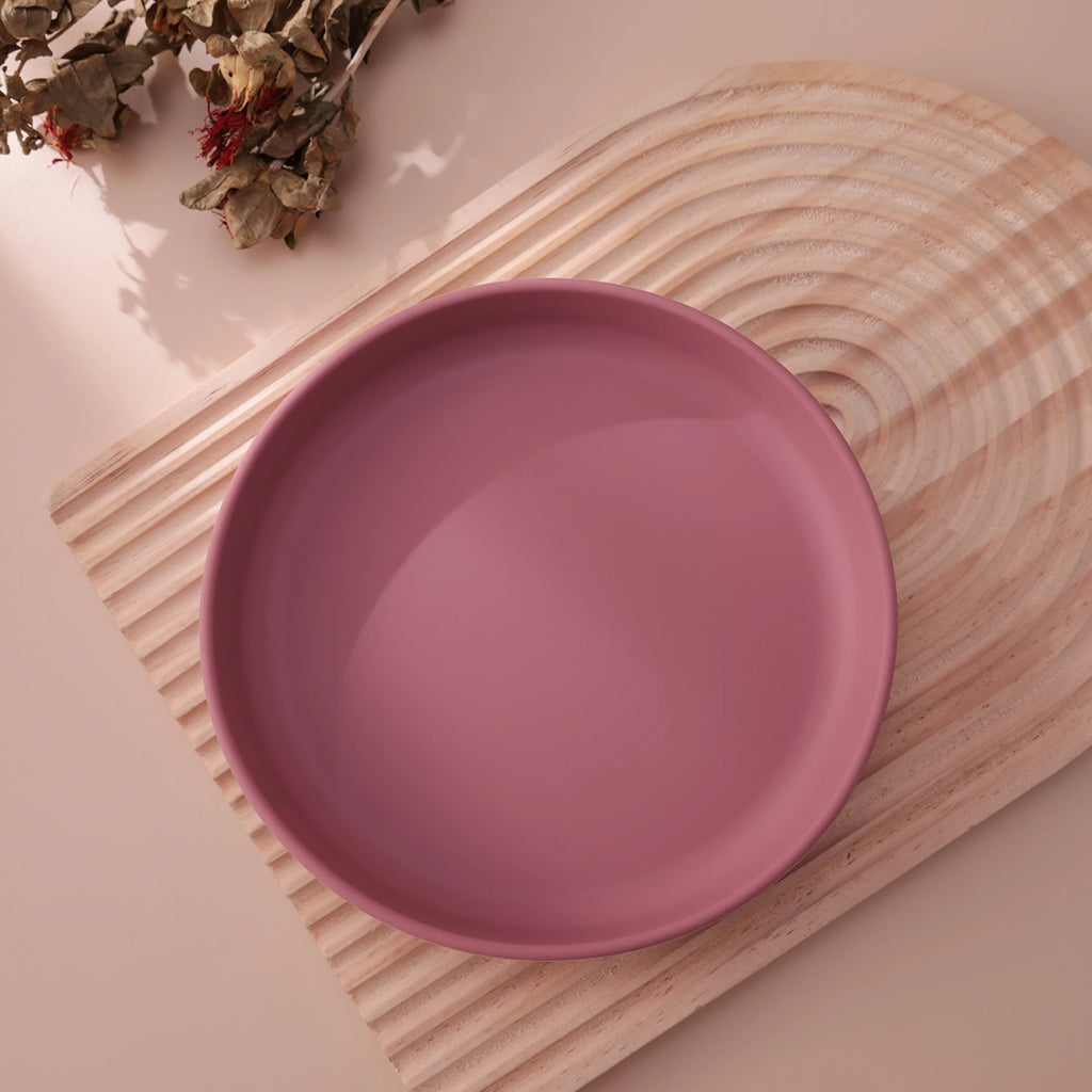 Plato de Silicona Antideslizante Color Kids para Bebé | Sin BPA | Alimentación 🍼